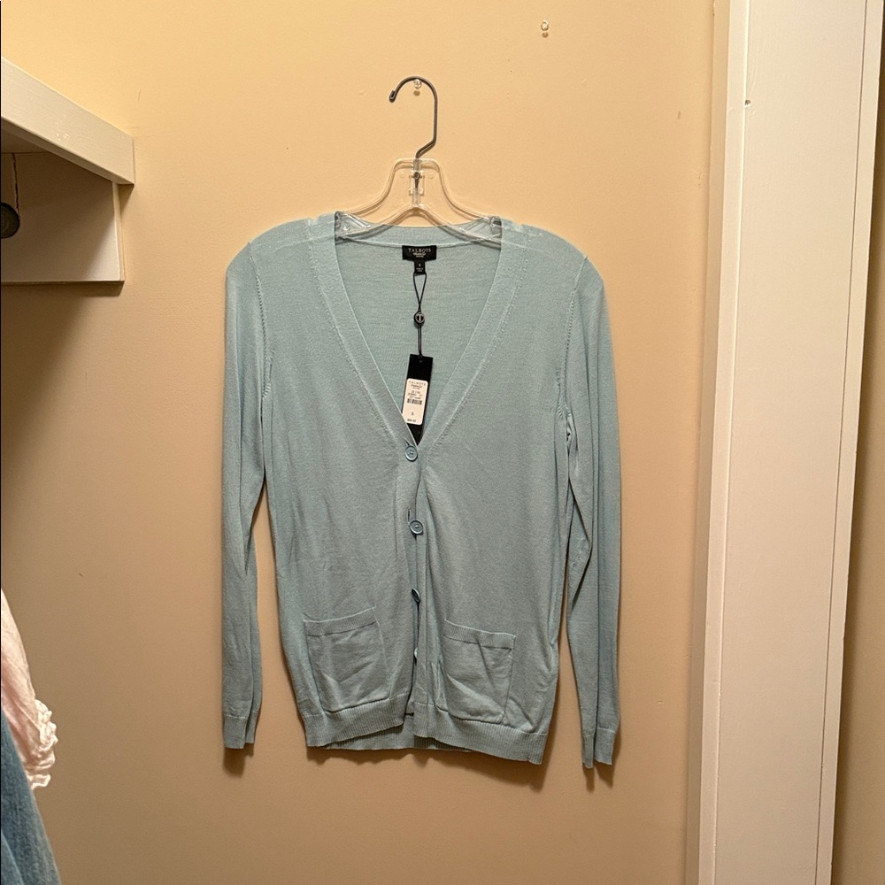 Talbots Soft Blue Women's Cardigan